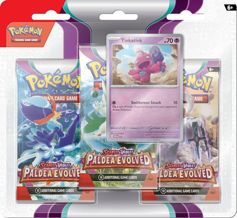 Pokémon TCG - Paldea Evolved - 3-Pack Blister
