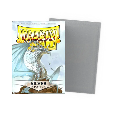 Dragon Shield - Matte Sleeves - Standard - Silver