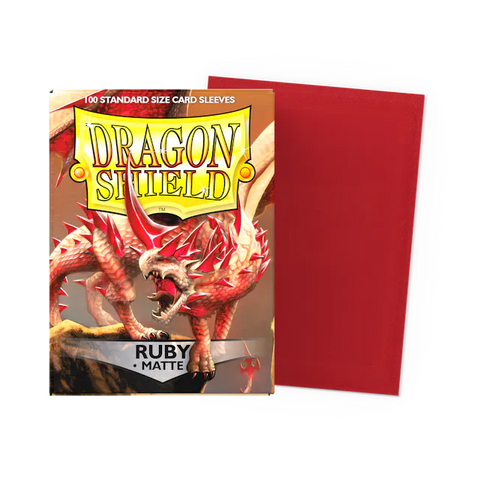 Dragon Shield - Matte Sleeves - Standard - Ruby