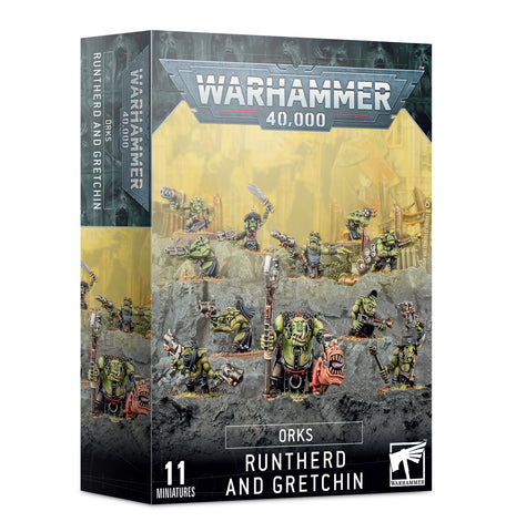 Warhammer: 40K - Orks - Runtherd and Gretchin
