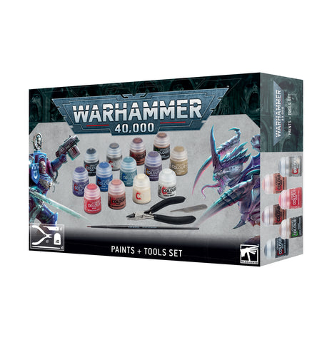 Warhammer: 40K - Paints + Tools Set