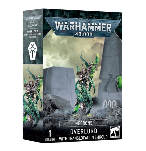 Warhammer: 40K - Necrons - Overlord with Translocation Shroud