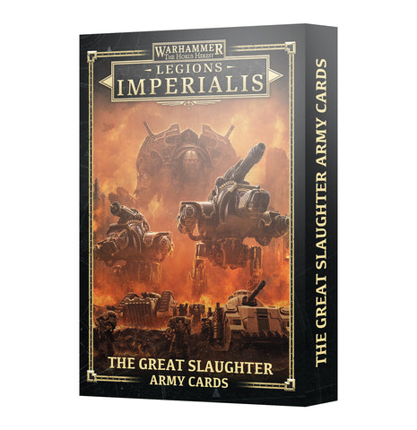 Warhammer: Legions Imperialis - The Great Slaughter - Army Cards