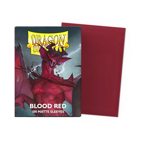 Dragon Shield - Matte Sleeves - Standard - Blood Red