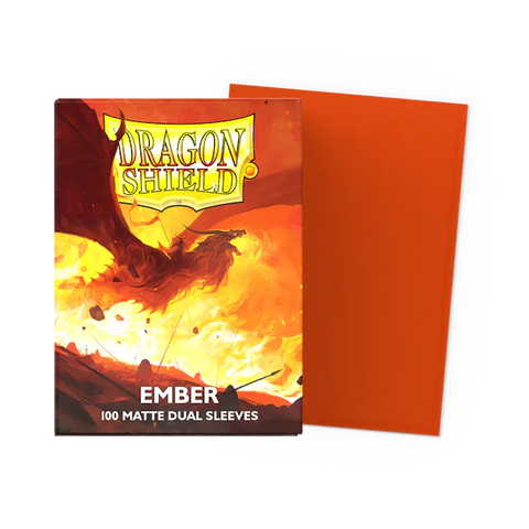 Dragon Shield - Dual Matte Sleeves - Standard - Ember