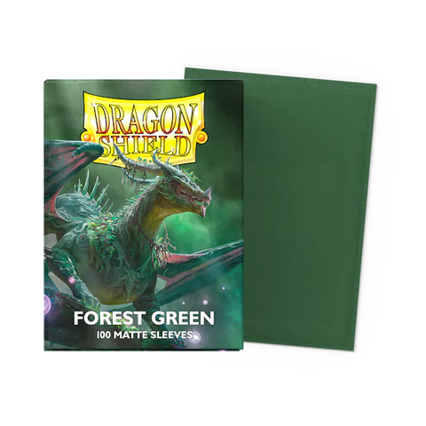 Dragon Shield - Matte Sleeves - Standard - Forest Green