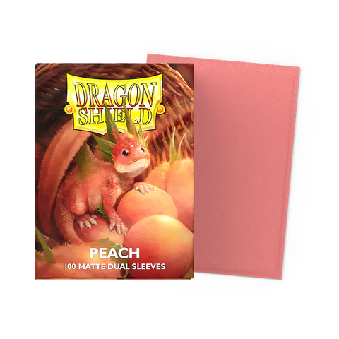 Dragon Shield - Dual Matte Sleeves - Standard - Peach