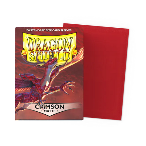 Dragon Shield - Matte Sleeves - Standard - Crimson