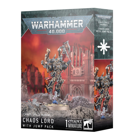Warhammer: 40K - Chaos Space Marines - Chaos Lord with Jump Pack