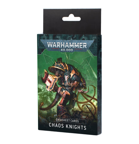 Warhammer: 40K - Chaos Knights - Datasheet Cards