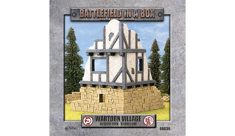 Battlefield in a Box - Wartorn Village - Medium Sandstone Ruin